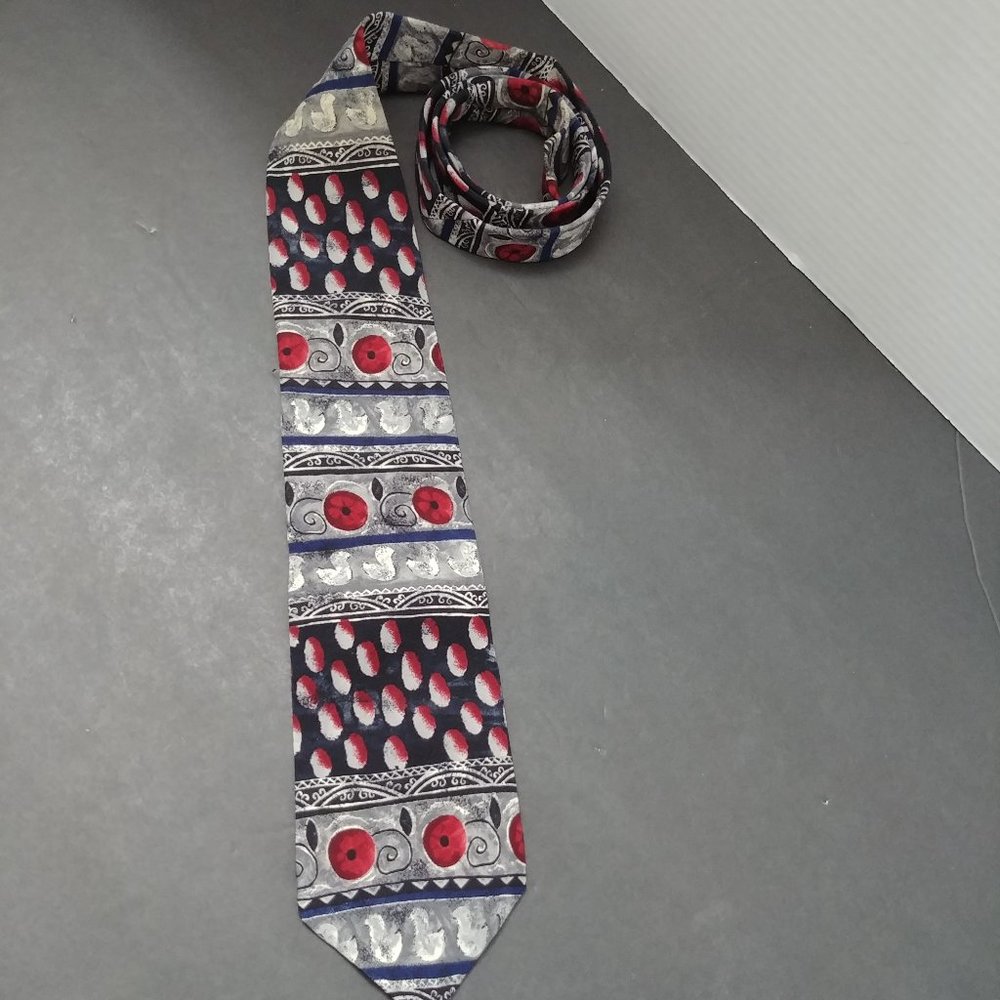 Jerry Garcia Snail Garden Necktie